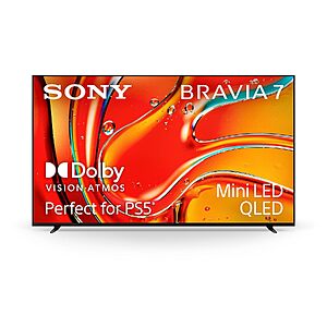 65" Sony BRAVIA 7 Mini LED QLED 4K 120Hz Smart Google TV (K-65XR70) $1198 + Free Shipping