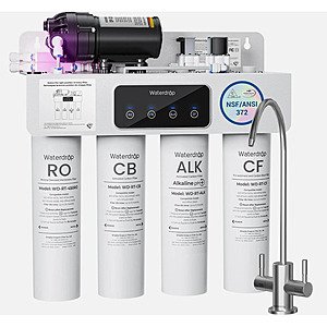 Waterdrop WD-T4-A Alkaline pH+ Reverse Osmosis Water Filter (Certified Refurbished) $168.74 & More + Free shipping