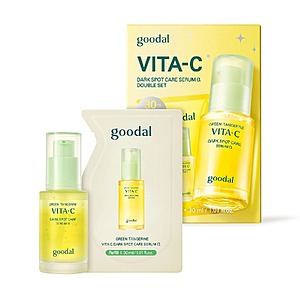GOODAL VITA C Serum Double Pack (2-Pack, Refill Included) $18.09 + Free Shipping w/ Prime