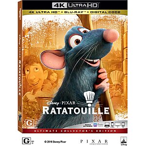 Ratatouille [4K UHD + Blu Ray ] $21.36 Amazon.com