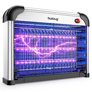 Buzbug Indoor Bug Zapper Indoor, Dual Band Attraction, High-Voltage Electric Fly & Mosquito Zapper. $27.99 Free shipping W/Prime.