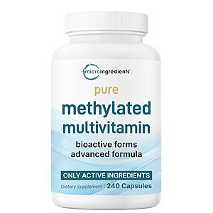 Prime Members: 240-Ct Micro Ingredients Pure Methylated Multivitamin Supplement $21.56 + Free Shipping