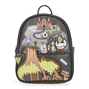 10.5" Shrek Faux Leather Mini Backpack (Green) $11.23 + Free Shipping w/ Walmart+ or on $35+