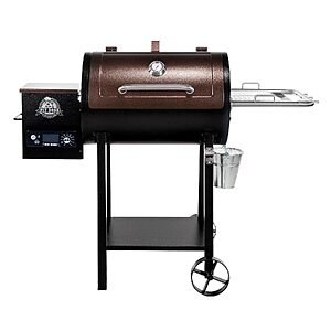 [Prime] Pit Boss 440 Mahogany Series Wood Pellet Grill & Smoker w/ Flame Broiler & LED Digital Controller (518 Sq. In.) $232 + Free Shipping