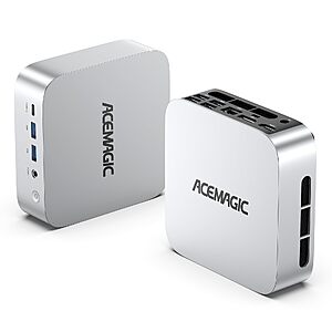 $439 AMZ FS ACEMAGIC K1 Mini PC Intel i5-12600H 16GB RAM 512GB ROM, 12 Cores 16 Threads, Triple 4K Display, WiFi 6 Bluetooth 5.2 Gigabit Ethernet,