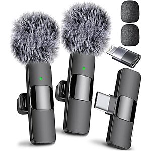 Prime- Mini Mic Pro (Latest Model – #1 Microphone for iPhone & Android, Wireless Mini Microphone $18.99