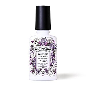 $9.16: Poo-Pourri Before-You-Go Toilet Spray, Lavender Vanilla, 4 Fl Oz