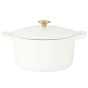 Crockpot Artisan 7-Qt Enameled Cast Iron Dutch Oven w/ Lid (Linen) $31.49 + Free Shipping w/ Walmart+ or on $35+