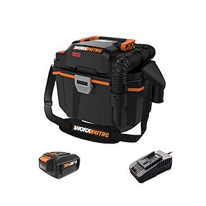 20V WORX NITRO 2.1-Gal Cordless Wet/Dry Vacuum $77.81 + Free Shipping