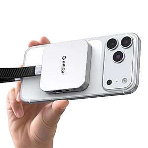 6-in-1 Orico Magnetic Docking Station w/ M.2 2230 NVMe Enclosure, 10Gbps, 4K HDMI & 100W PD (Silver/ Orange) $23.51 + Free Shipping w/ Prime or on $35+