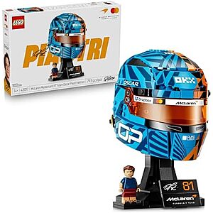 [AC] $72.25 | 793-Piece LEGO McLaren Mastercard F1 Team Oscar Piastri Helmet (43017, 2026) at Amazon