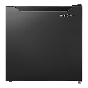 Insignia™ - 1.7 Cu. Ft. Mini Fridge with Door Storage and ENERGY STAR Certification - Black $84.99 Bestbuy.com