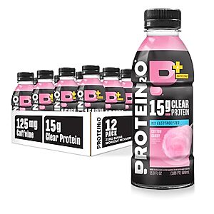 [Prime] $11.20 | 12-Pack 16.9-Oz Protein2o 15g Whey Protein Isolate Hydration Drink Plus Energy & Focus (Cotton Candy) at Amazon (93.3￠ each)