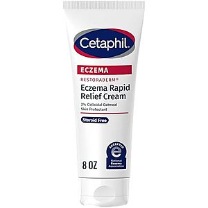 [SnS, AC] $7.79* | Cetaphil RESTORADERM 8-Oz Eczema Flare-Up Relief Cream w/ 2% Colloidal Oatmeal at Amazon