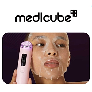 medicube Booster Pro X2™ - 7 in 1 Glow Beauty Device, 2X Glow Care, Pink $249