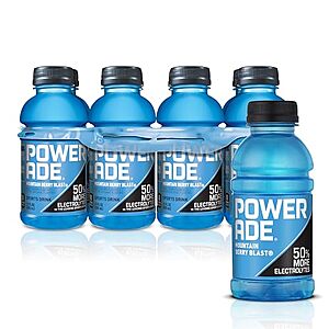 [SnS, AC] $5.37 | 2 × 8-Pack 12-Oz POWERADE Sports Drink (Mountain Berry Blast) ($2.69 each) at Amazon
