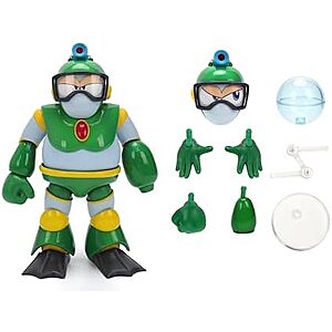 [AC] $19.65 | Jada Toys Mega Man Wave 3 Bubble Man Action Figure 1:12 Deluxe Scale 6" Tall, Fully Articulated, Collector Packaging at Amazon