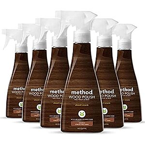[SnS, AC] $24.78 | 6-Pack 14-Oz Method Wood Polish (Almond) at Amazon ($4.13 each)