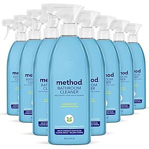 [SnS, AC] $18.43 | 8-Pack 28-Oz Method Bathroom Cleaner (Eucalyptus Mint) at Amazon ($2.30 each)
