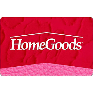 HomeGoods $100 Gift Card (Email Delivery), $90, Newegg