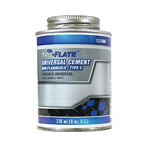 Tru-flate tire adhesive/lubricant, 12086 Cement Universal 8 oz Can, $4.97, Amazon