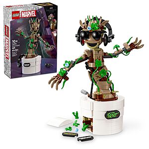 459-Piece LEGO Marvel Super Heroes: Guardians of the Galaxy Dancing Groot Building Kit $35.95 + Free Shipping
