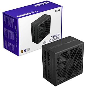 $89.09* | NZXT C1000 Gold Core - 1000W ATX 3.1 Power Supply, 80+ Gold at Amazon