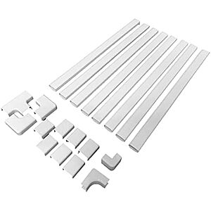 [AC] $14 | Legrand Wiremold Cordmate II 128 Inch 20 Piece Cord Cover Kit White at Amazon