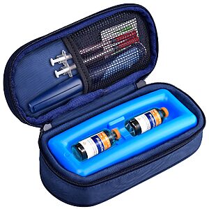 Cruxer Peptide Vial Cooler Travel Case, Keeps Insulin and Glp-1 Vials Cold for 10 Hours, Up to 30% Off $9.78