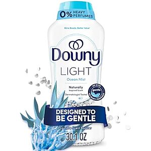 [SnS, AC] $35.41 | 4 × 30.1-Oz Downy Light Laundry Scent Booster Beads (Ocean Mist) ($8.86 each) at Amazon