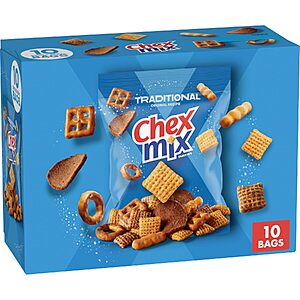 10-Pack 1.75-Oz Chex Mix Traditional Snack Mix $4.77 w/ S&S + Free Shipping w/ Prime or on $35+