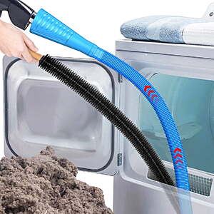 2-Piece DRYVENCK Dryer Vent Cleaner and Dryer Lint Brush Universal Vacuum Hose Attachment Kit (Blue) $8.49 + Free S&H w/ Walmart+ or on $35+