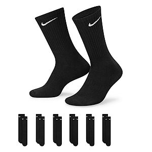 6-Pack Nike Men's Nike Everyday Cushioned Crew Training Socks (4 Colors) $15.60 + Free Shipping