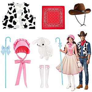 Amazon – 7-Pc Shepherdess & Cowboy Couples Halloween Costume Set - $35.99 w/ Code