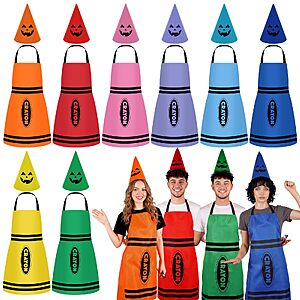 Amazon – 16-Pc Crayon Group Costume Set for 8 - $23.99 w/ Code