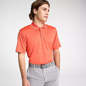 Walter Hagen Men's Birdseye Performance 11 Polo (Red Glow Heather) $13.97 + Free Shipping on $49