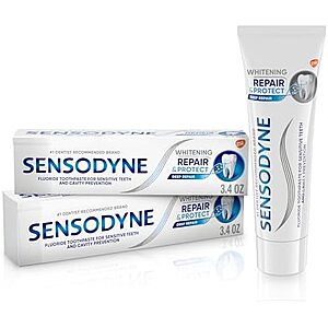 [SnS, AC] $9.05 | 2-Pack 3.4-Oz Sensodyne Repair and Protect Whitening Toothpaste at Amazon