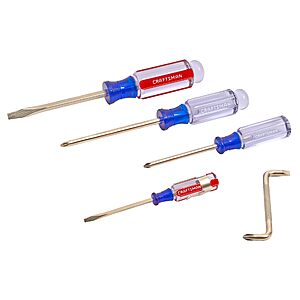 CRAFTSMAN CMHT65050 Acetate Screwdriver - 5Pc Set $13.98