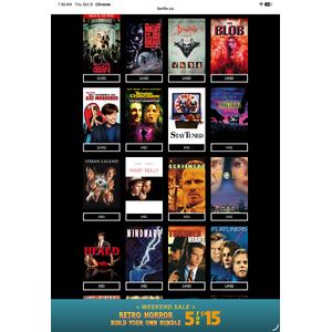 Fanflix Retro Horror Build Your Own Bundle 5 for $15 plus extra 10% Off with Code SPOOKY10