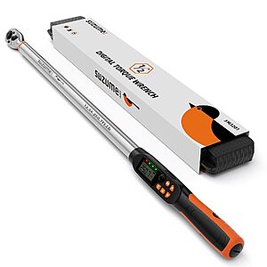 SUZUME 1/2" Drive Digital Torque Wrench (12.5-250.7 Ft-Lb) $69.71 + Free Shipping