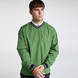 VRST Men's Woven Wind Golf Shirt (Fern Olive)  $14.98 + Free Shipping