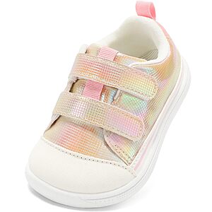 Noorkiz Toddler Girls' Wide Toe Box Zero Drop Glitter Shoes (Various) $9.99 + Free Shipping w/ Prime or on $35+