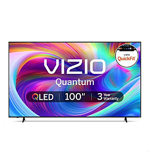 Open Box VIZIO 100" Class 4K (2160p) QLED Smart TV (VQD100M-0804) $512.44