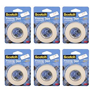 6-Pack Scotch Freezer Tape Rolls (0.75" x 1000") $11.30 + Free Shipping w/ Prime or on $35+