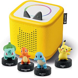Pokémon Toniebox 2 Starter Set w/ 4 Figures  (Lightning Yellow) - $99 @ Walmart