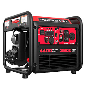 PowerSmart 4400-Watt Powered EPA Compliant Gas Portable Inverter Generator - $289.99 @ Walmart