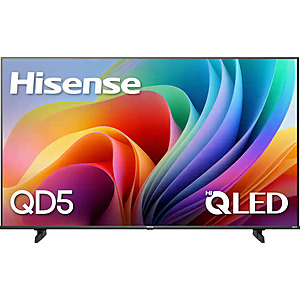 Hisense 58" Class QD50 Hi-QLED Series 4K UHD Smart Roku TV (2026) $199.99