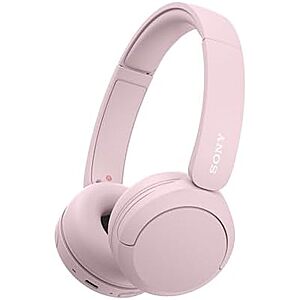 $33* | Sony WH-CH520 Wireless On-Ear Bluetooth Headphones with Microphone, Pink at Amazon