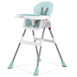 $41.69: Dream On Me TableTalk 2-in-1 Convertible High Chair, Aqua