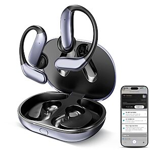 AI Translation Earbuds: 170 Languages & 0.45s Instant Real-Time Translator, Smart AI Headphones with Meeting Notes & Transcription - $14.99 AC